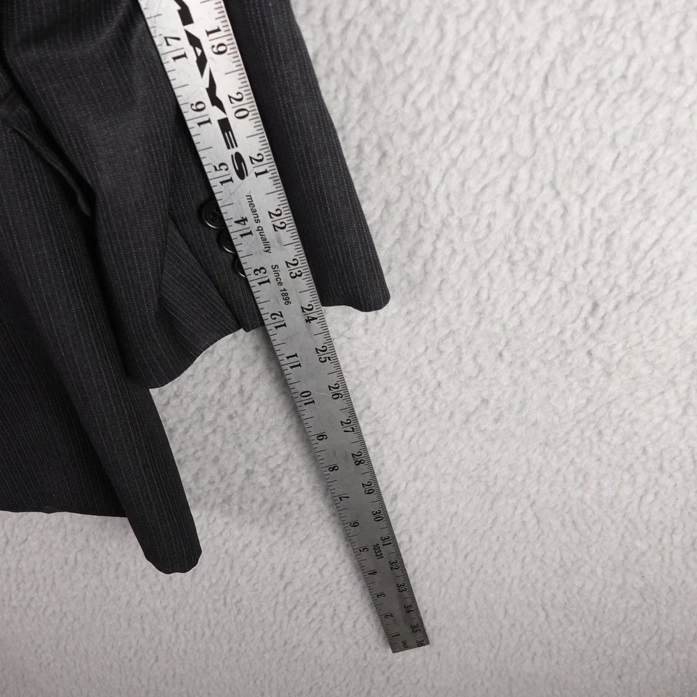 Canali Mens Pinstripe Wool‎ Suit Jacket Blazer 52EU 42US Made in Italy Office